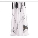 Pianoaiheinen suihkuverho 2