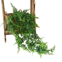 Pianta artificiale pendente 90 cm Decorazione verde rampicante con foglie realistiche per parete, balcone, appartamento, interni ed esterni senza manutenzione 2