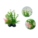Pianta artificiale per acquario 14 cm Simulazione di erba acquatica Plastica morbida Rifugio per pesci Decorazione realistica Erba per acquario Soluzione senza manutenzione 2