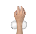Piastra ergonomica in silicone per polso 14,5 x 8 cm per lavoro con il mouse Supporto per le mani in ufficio Contro la fatica e la pressione 2