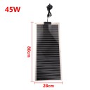 Piastra riscaldante per rettili 45W 28 x 80 cm con temperatura regolabile e connettore EU 5