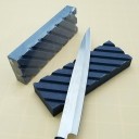 Piatra de ascuțit pentru cuțite cu striații înclinate Corindon cu granulație 320 grit pentru ascuțire grosieră Dimensiuni 18,2 x 6,2 x 2,5 cm 2