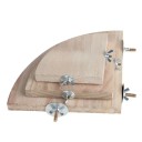 Piattaforma in legno per gabbia 3