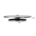 Piatto girevole in alluminio doppio lato 30 cm Piattaforma per scultura per ceramica Tornio per ceramica Strumento Lazy Susan Modellazione 2