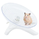 Piatto volante in plastica per roditori 18 cm Ruota da corsa silenziosa Pista per criceti Topo Ratto Giocattolo da corsa Altalena per gabbie 5
