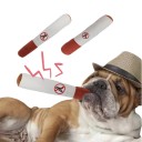 Pibende plyslegetøj til hunde 26×5 cm Cigaretformet legetøj Interaktivt legetøj med lyd til hunde Blødt plyslegetøj til små og mellemstore hunde 2