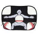 Piccola porta da calcio pieghevole 110 x 80 x 80 cm per bambini con telo da tiro Allenamento della precisione e degli obiettivi Con borsa per il trasporto 5