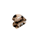 Piccolo fermaglio per capelli a forma di cuore Spona decorativa mini clip in plastica rigida Accessorio per capelli carino per acconciature 3