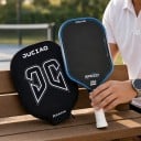 Pickleball ketsjer af kulfiber med cover Tykelse 14 mm Termoformet Aflang form Til styrke og rotation 6