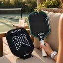 Pickleball ketsjer af kulfiber med cover Tykelse 14 mm Termoformet Aflang form Til styrke og rotation 10