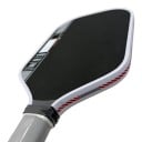 Pickleball Paddle with Extended Shape Fully Encapsulated Thickness 16 mm Foam Core TFP Black with White Edge For Training and Matches 4