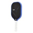 Pickleball racket met hoes en 2 ballen 40,6 x 19,1 x 1,6 cm Thermogevormde koolstof Foam rand Textuur oppervlak Zwart met blauwe rand 4