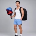Pickleball ütő szett labdákkal és táskával 40 x 20 x 1,4 cm Grafit karbon szál Könnyű ütők Lávamintás Belső és külső játékra 4