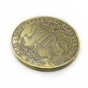 Pièce en métal double face de 2,5 cm avec les inscriptions Oui et Non de chaque côté Pièce pour aider à la prise de décision Oui et Non Pièce de collection en or 3