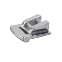 Pied-de-biche avec fer à friser et ourlet 2,3 x 1,7 cm Pied en acier inoxydable pour machines à coudre pour un ourlet précis des bords Couture 2
