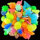 Piedras decorativas luminosas en forma de conchas 50 uds. 2