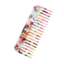 Pieptene din acetat cu dinți largi, pieptene de călătorie, pieptene de coafură colorat, pieptene antistatic pentru styling pentru toate tipurile de păr 10