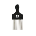 Pieptene metalic pentru părul afro 17×7,5 cm 12 dinți Instrument profesional de styling pentru coafură Frizerie Pieptene pentru coafuri crețe și groase 1