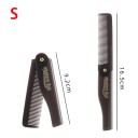 Pieptene pliabil portabil 9,2–16,5 cm Pieptene de călătorie pentru stilizarea părului și a bărbii Pieptene compact pentru bărbați și femei 3