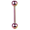 Piercing de langue en forme d'haltère 15