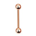 Piercing de langue en forme d'haltère 12