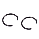 Piercing falso para o nariz 8 mm 2 unid 1