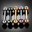 Piercing per lingua a forma di bilanciere 1