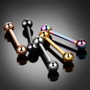 Piercing per lingua a forma di bilanciere 8