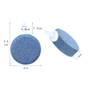 Pierre à air pour aquarium 4 cm Aérateur à bulles 5W Disque à oxygène pour aquariums et hydroponie Amélioration de l'oxygène CO2 et pH de l'eau 3