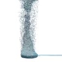 Pierre à air pour aquarium 4 cm Aérateur à bulles 5W Disque à oxygène pour aquariums et hydroponie Amélioration de l'oxygène CO2 et pH de l'eau 5