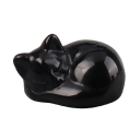 Pierre minérale sculptée en forme de chat 4 cm minéral naturel figurine décorative en pierre pour collectionneurs et intérieur 1