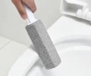 Pierre ponce de nettoyage pour WC avec poignée en plastique Pierre ponce pour frotter la cuvette des toilettes Surface rugueuse et poreuse Dimensions 4