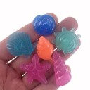 Pierres décoratives lumineuses en forme de coquillages 50 pcs 4