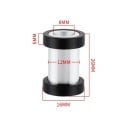 Piesa de schimb pentru amortizorul spate al bicicletei montane cu diametru exterior de 12 mm, diametru interior de 8 mm și lungime de 26 mm, reducție 2