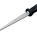 Pietra abrasiva diamantata con manico Design piatto e curvo su entrambi i lati Affilatore per coltelli forbici e attrezzi Uso giardinaggio e cucina 2