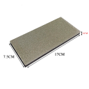 Pietra da affilare diamantata antiscivolo 600 grit blocco abrasivo rinforzato per coltelli da cucina angolo 15° grande superficie per affilatura 6