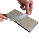 Pietra per affilare diamantata 2000 grit pietra fine per coltelli blocco abrasivo rinforzato angolo di 15° base antiscivolo ampia superficie 3