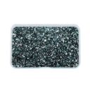Pietre di vetro tritate per resina 80 g Materiale decorativo scintillante per colata di gioielli, arte e creazioni fai da te con scatola 9