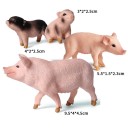 Pig Figures 4 pcs 2