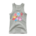 Pige sommer tanktop uden ærmer 100% bomuld Ensfarvet t-shirt med tegneseriemotiv af slik og søde sager Sødt top til børn Forskellige farver 8 Pige sommer tanktop uden ærmer 100% bomuld Ensfarvet t-shirt med tegneseriemotiv af slik og søde sager Sødt top til børn Forskellige farver 8