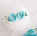 Pigepandebånd med blomster 14