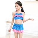 Piger bikini med flæser J2499 1