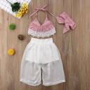 Piger crop top og bukser L1372 2