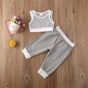 Piger crop top og bukser L1375 5