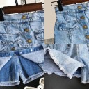 Piger denim nederdel L1030 3