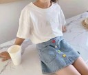 Piger denim nederdel L1048 1