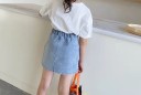 Piger denim nederdel L1048 2