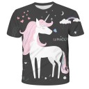 Piger enhjørnings-t-shirt B1469 11