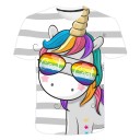 Piger enhjørnings-t-shirt B1521 5