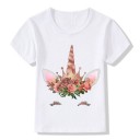 Piger enhjørnings-t-shirt B1545 1